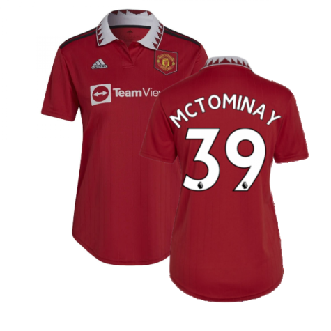2022-2023 Man Utd Home Shirt (Ladies) (McTOMINAY 39)