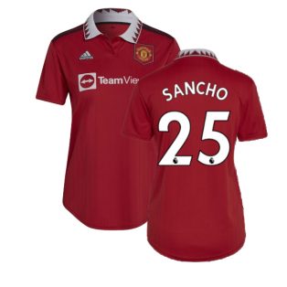 2022-2023 Man Utd Home Shirt (Ladies) (SANCHO 25)