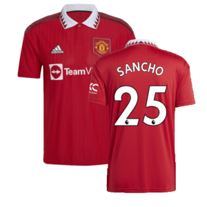 2022-2023 Man Utd Home Shirt (SANCHO 25)