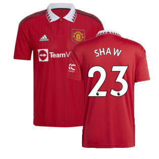 2022-2023 Man Utd Home Shirt (SHAW 23)