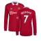 2022-2023 Man Utd Long Sleeve Home Shirt (BECKHAM 7)