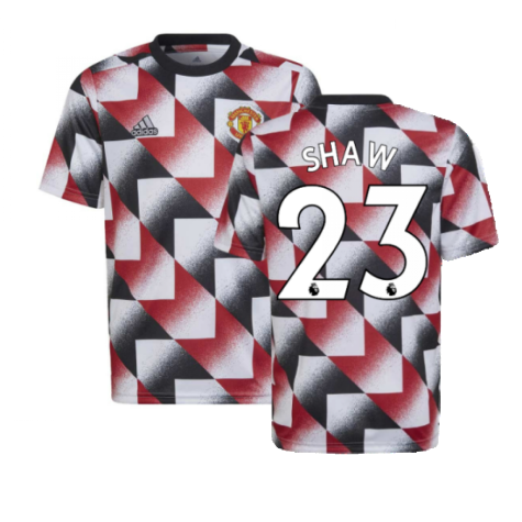 2022-2023 Man Utd Pre-Match Shirt (White) - Kids (SHAW 23)