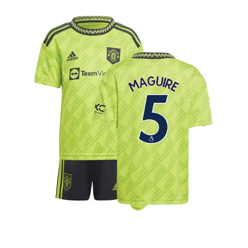 2022-2023 Man Utd Third Mini Kit (MAGUIRE 5)