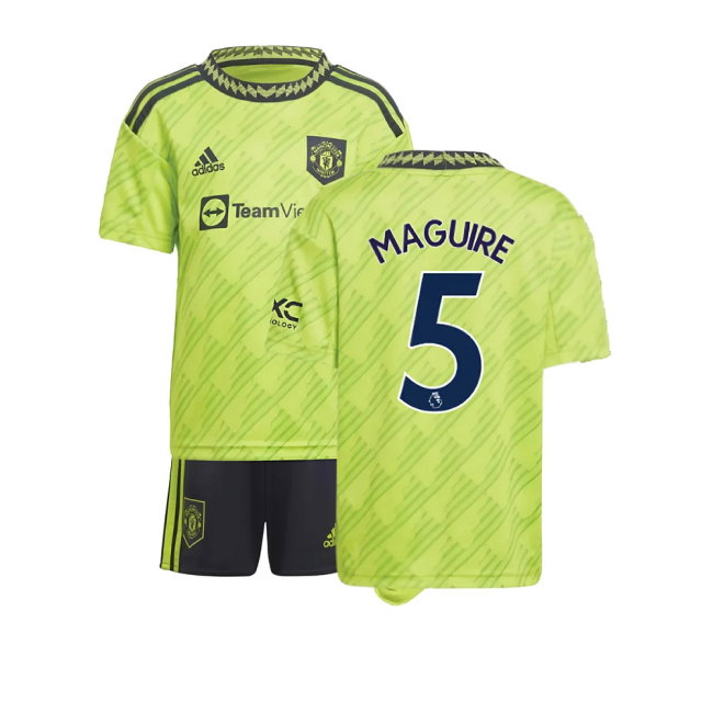2022-2023 Man Utd Third Mini Kit (MAGUIRE 5)
