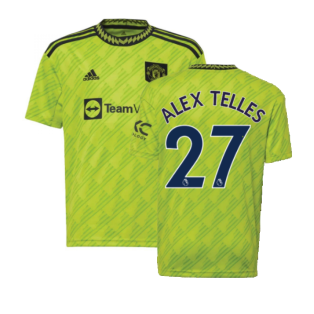 2022-2023 Man Utd Third Shirt (Kids) (ALEX TELLES 27)