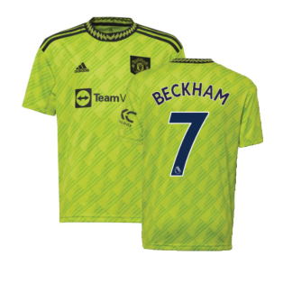 2022-2023 Man Utd Third Shirt (Kids) (BECKHAM 7)