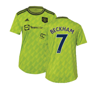 2022-2023 Man Utd Third Shirt (Ladies) (BECKHAM 7)