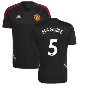 2022-2023 Man Utd Training Shirt (Black) (MAGUIRE 5)