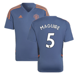 2022-2023 Man Utd Training Shirt (Blue) - Kids (MAGUIRE 5)