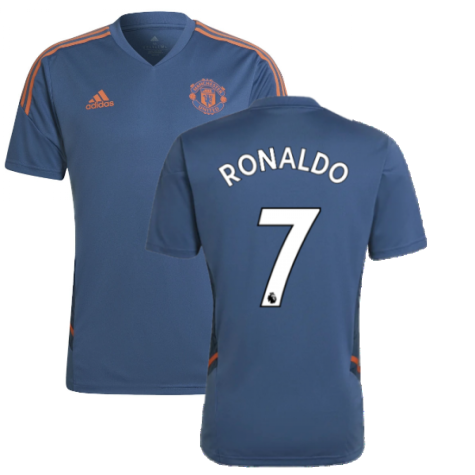 2022-2023 Man Utd Training Shirt (Blue) (RONALDO 7)