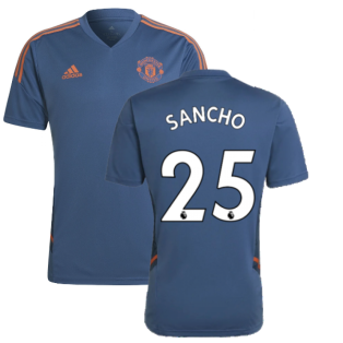 2022-2023 Man Utd Training Shirt (Blue) (SANCHO 25)