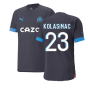 2022-2023 Marseille Authentic Away Shirt (KOLASINAC 23)