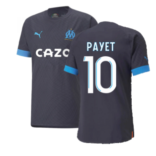 2022-2023 Marseille Authentic Away Shirt (PAYET 10)