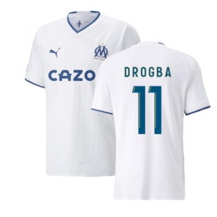 2022-2023 Marseille Authentic Home Shirt (DROGBA 11)