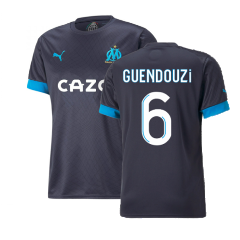 2022-2023 Marseille Away Shirt (GUENDOUZI 6)