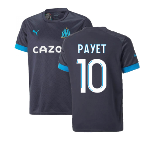 2022-2023 Marseille Away Shirt (Kids) (PAYET 10)