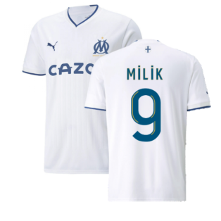 2022-2023 Marseille Home Shirt (MILIK 9)