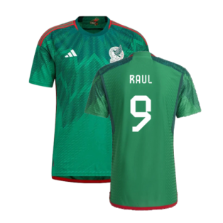 2022-2023 Mexico Authentic Home Shirt (RAUL 9)