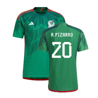 2022-2023 Mexico Authentic Home Shirt (R.PIZARRO 20)
