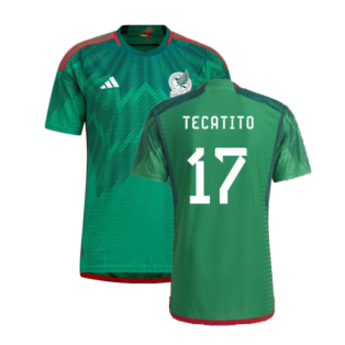 2022-2023 Mexico Authentic Home Shirt (TECATITO 17)