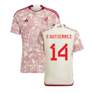 2022-2023 Mexico Away Shirt (E GUTIERREZ 14)