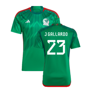 2022-2023 Mexico Home Shirt (J GALLARDO 23)