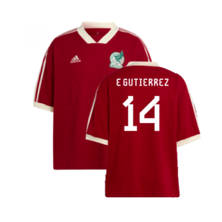 2022-2023 Mexico Icon 34 Jersey (E GUTIERREZ 14)