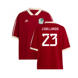 2022-2023 Mexico Icon 34 Jersey (J GALLARDO 23)