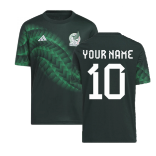2022-2023 Mexico Pre-Match Shirt (Green) - Kids (Your Name)