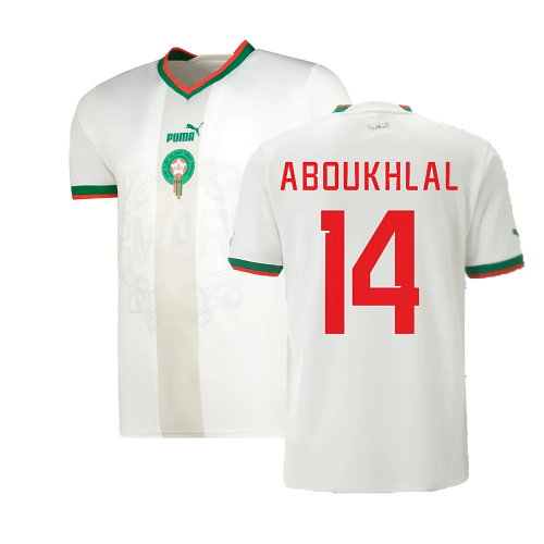 2022-2023 Morocco Away Shirt (ABOUKHLAL 14)
