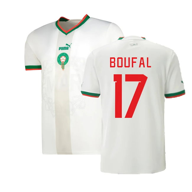 2022-2023 Morocco Away Shirt (BOUFAL 17)