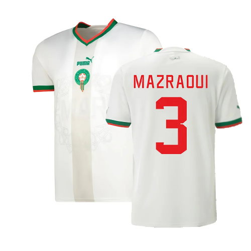 2022-2023 Morocco Away Shirt (MAZRAOUI 3)