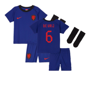 2022-2023 Netherlands Away Mini Kit (De Vrij 6)