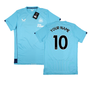 2022-2023 Newcastle Coaches Travel Tee (Sky Blue) (Your Name)
