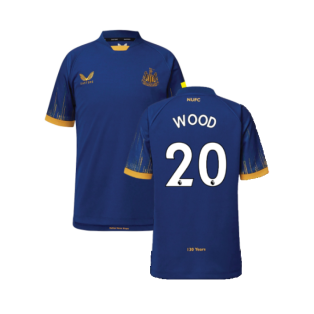 2022-2023 Newcastle United Away Jersey (Kids) (WOOD 20)