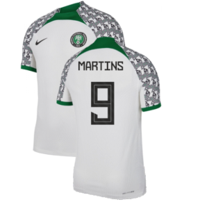 2022-2023 Nigeria Away Vapor Shirt (MARTINS 9)