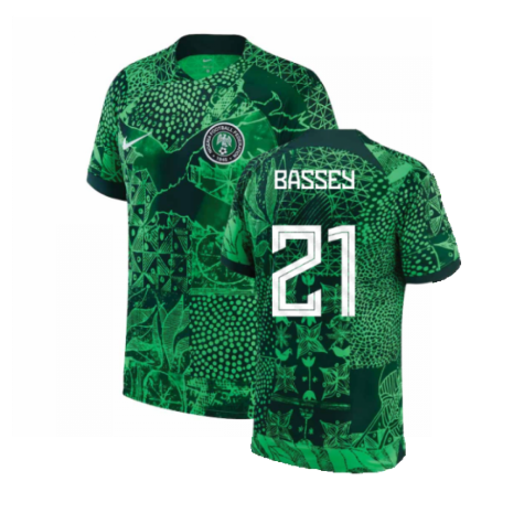 2022-2023 Nigeria Home Shirt (Bassey 21)
