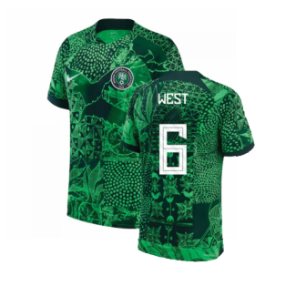 2022-2023 Nigeria Home Shirt (WEST 6)