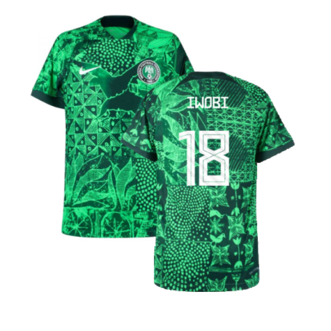 2022-2023 Nigeria Home Vapor Shirt (IWOBI 18)