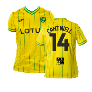 2022-2023 Norwich City Home Shirt (CANTWELL 14)