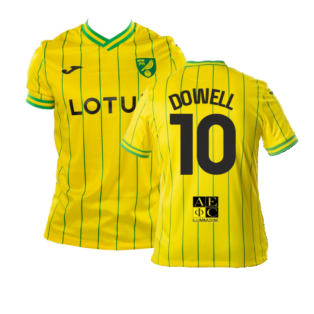 2022-2023 Norwich City Home Shirt (DOWELL 10)