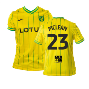 2022-2023 Norwich City Home Shirt (MCLEAN 23)
