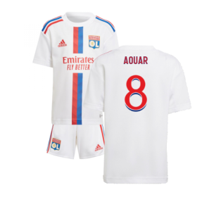 2022-2023 Olympique Lyon Home Mini Kit (AOUAR 8)