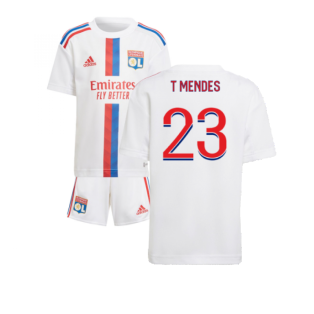 2022-2023 Olympique Lyon Home Mini Kit (T MENDES 23)