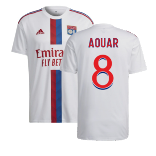 2022-2023 Olympique Lyon Home Shirt (AOUAR 8)