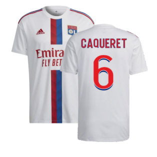 2022-2023 Olympique Lyon Home Shirt (CAQUERET 6)
