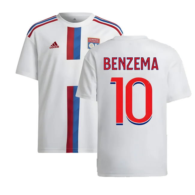 2022-2023 Olympique Lyon Home Shirt (Kids) (BENZEMA 10)