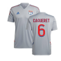 2022-2023 Olympique Lyon Training Jersey (Halo Silver) (CAQUERET 6)