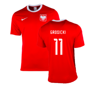 2022-2023 Poland Away Dri-Fit Football Shirt (Grosicki 11)