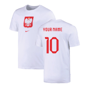 2022-2023 Poland Football Crest Tee (White)